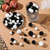 160Pcs 10 Styles Glitter Craft Foam Balls DIY-SP0005-57-7
