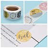 Self-Adhesive Paper Gift Tag Stickers X-DIY-E027-A-10-4