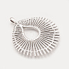 Tibetan Style Alloy Big Pendants TIBEP-S312-08AS-RS-2