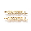 Brass Pendants KK-L188-21G-1