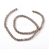 Half-Handmade Glass Beads Strands X-GB4mmC38-3