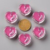 Transparent Enamel Acrylic Beads TACR-S155-004I-3