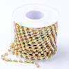 Brass Rhinestone Strass Chains CHC-T002-SS8-02C-1