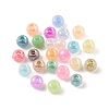 288G 24 Colors 6/0 Imitation Jade Round Glass Seed Beads SEED-YW0002-07-2