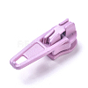 Spray Painted Alloy Replacement Zipper Sliders PALLOY-WH0067-97R-1