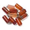 Natural Red Agate(Dyed & Heated) Pendants G-B127-17P-06-1