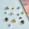 Brass Crimp Beads Covers KK-CJ0001-13-7