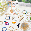 DIY Wooden Dangle Earring Making Kits DIY-SP0005-02-3