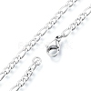 Men's 201 Stainless Steel Figaro Chains Necklace NJEW-N050-A08-3-55P-2