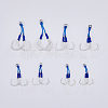 SUPERFINDINGS 8Pcs 4 Style Sea Fishing Iron Hook AJEW-FH0003-23-1
