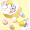 5 Styles Food Grade Eco-Friendly Silicone Beads SIL-FS0001-24-8