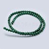 Natural Malachite Beads Strands G-F571-27AB1-10mm-2