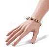 Unisex Chip Natural Gemstone Beaded Stretch Bracelets BJEW-S143-35-4