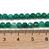 Natural Green Onyx Agate(Dyed & Heated) Beads Strands X-G-D347-A04-4mm-5