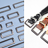 24Pcs 6 Style Rectangle Zinc Alloy Adjuster Buckles FIND-CA0008-58-5