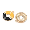 Alloy Enamel Pendants ENAM-H002-03B-02-2