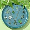 50Pcs 10 Styles Alloy Enamel Pendants ENAM-CJ0003-86-6