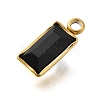 304 Stainless Steel Rhinestone Pendants STAS-Z125-11G-3