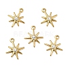 PVD Vacuum Plating 201 Stainless Steel with Rhinestone Pendants STAS-J401-VC942-3