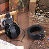 Men's Viking PU Leather Belt Chain with Belt Pouch Renaissance DIY-WH0504-46B-4
