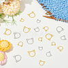 60Pcs 6 Styles Alloy Pendants FIND-GO0002-05-4