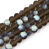 Transparent Glass Beads Strands EGLA-A044-T6mm-MB16-1