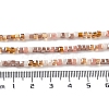 Gradient Color Electroplate Glass Bead Strands GLAA-E042-05-B06-5