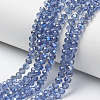 Electroplate Glass Beads Strands EGLA-A034-T2mm-I12-1