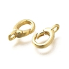 Brass Spring Gate Rings KK-Q043-12G-2