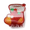 Christmas Theme Glitter Acrylic Claw Hair Clips PHAR-R179-06-1