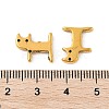 Tibetan Style Alloy Beads TIBE-R316-053AG-RS-3