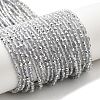 Transparent Electroplate Glass Beads Strands LS-GLAA-H021-01A-HP06-1