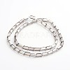 Pearl Luster Plated Faceted Cuboid Electroplate Glass Beads Strands EGLA-F109-D08-2