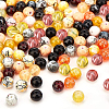 Drawbench & Baking Paint Glass Beads Strands GLAA-PH0001-03-8mm-7