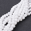 Natural White Jade Beads Strands GSR6mmC067-4