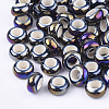 Electroplate Porcelain Beads X-PORC-T003-01-2