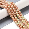Baking Paint Glass Bead Strands GLAA-H031-01B-02-2