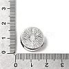 Tibetan Style Alloy Slide Charms Cabochon Settings X-PALLOY-Q341-04AS-LF-4