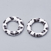 Cloth Fabric Covered Linking Rings X-WOVE-N009-06E-1