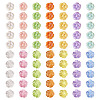 70Pcs 14 Colors Opaque & Transparent Acrylic Beads OACR-TA0002-78-1