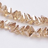 Electroplate Glass Beads Strands EGLA-J145-4mm-PL04-3