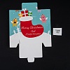 Christmas Theme Rectangle Foldable Creative Kraft Paper Gift Bag CON-B002-02A-4
