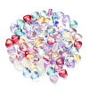 100Pcs 10 Colors Transparent Glass Beads GLAA-CJ0001-56-1