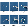 SUNNYCLUE Evil Eye Earrings DIY Making Kits DIY-SC0017-83-4
