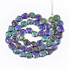 Electroplate Glass Beads Strands EGLA-S190-01B-2