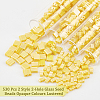  530Pcs 2 Style 2-Hole Glass Seed Beads SEED-NB0001-74-4