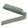 Ethnic Embroidered Polyester Sequins Trim Ribbon OCOR-WH0070-136A-7