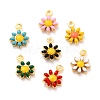 Brass Enamel Charms X-KK-K260-03G-RS-1