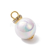 Imitation Pearl Acrylic Pendants PALLOY-JF04348-4
