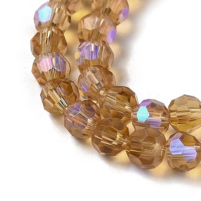 Electroplate Transparent Glass Beads Strands LS-EGLA-A035-T4mm-L17-1